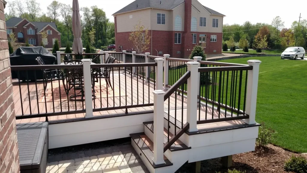 Deck Builder in Waunakee 2 Custom Deck build in Waunakee