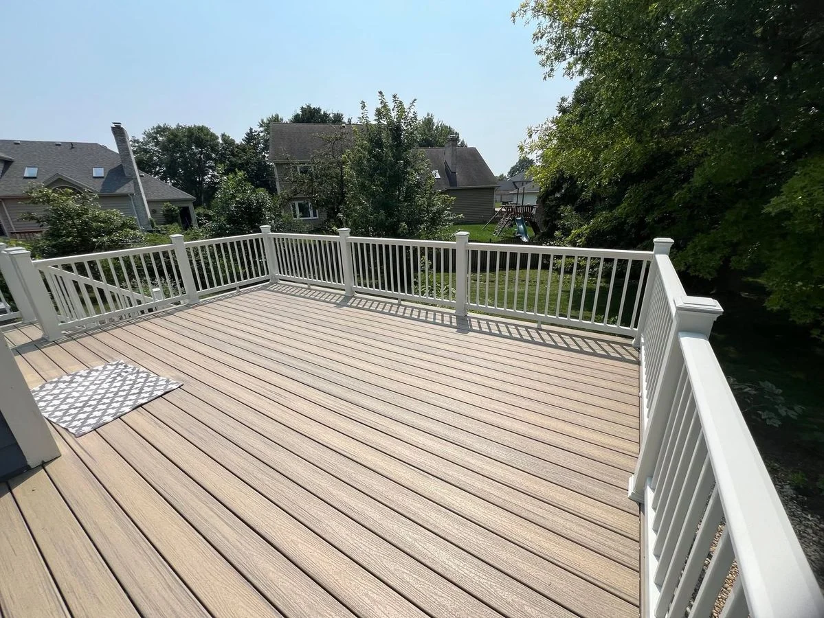 Home 2 Composite Deck build in Madison, Wi